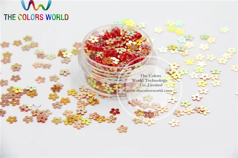 SMH5- 4 удивительные блестки в форме цветка для дизайна ногтей или украшения своими