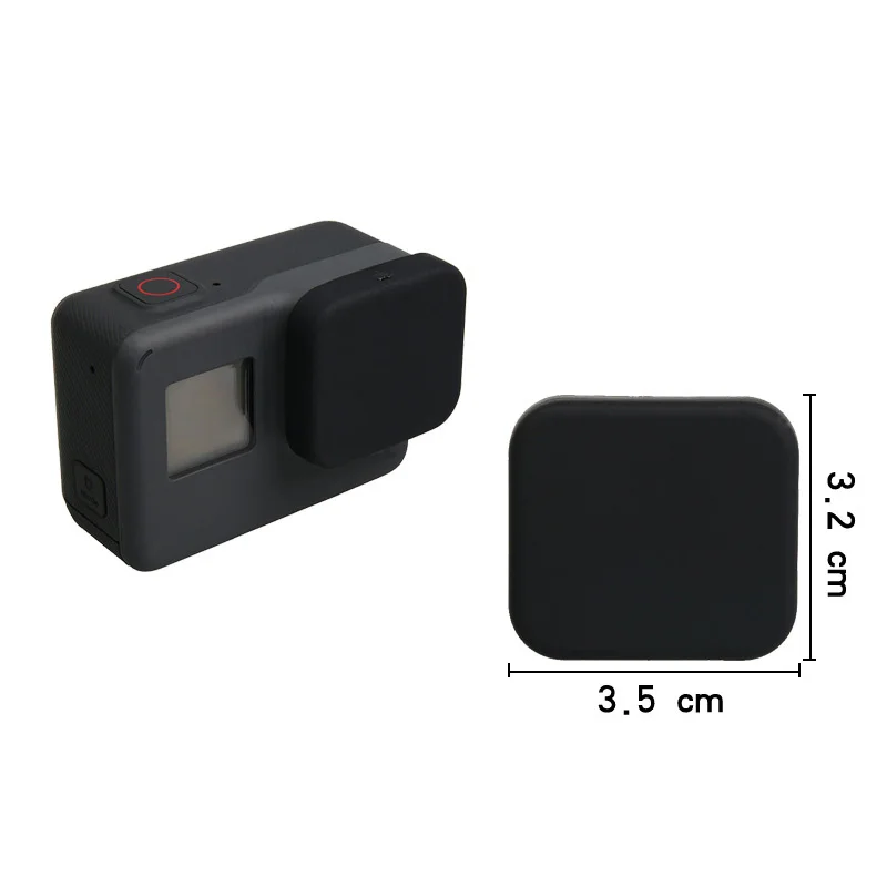 Силиконовая Защитная крышка объектива Кепки в виде ракушки для экшн Камеры Gopro Hero