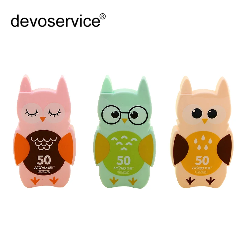 Декоративная Корректирующая лента Kawaii в виде милой совы дневник канцелярские