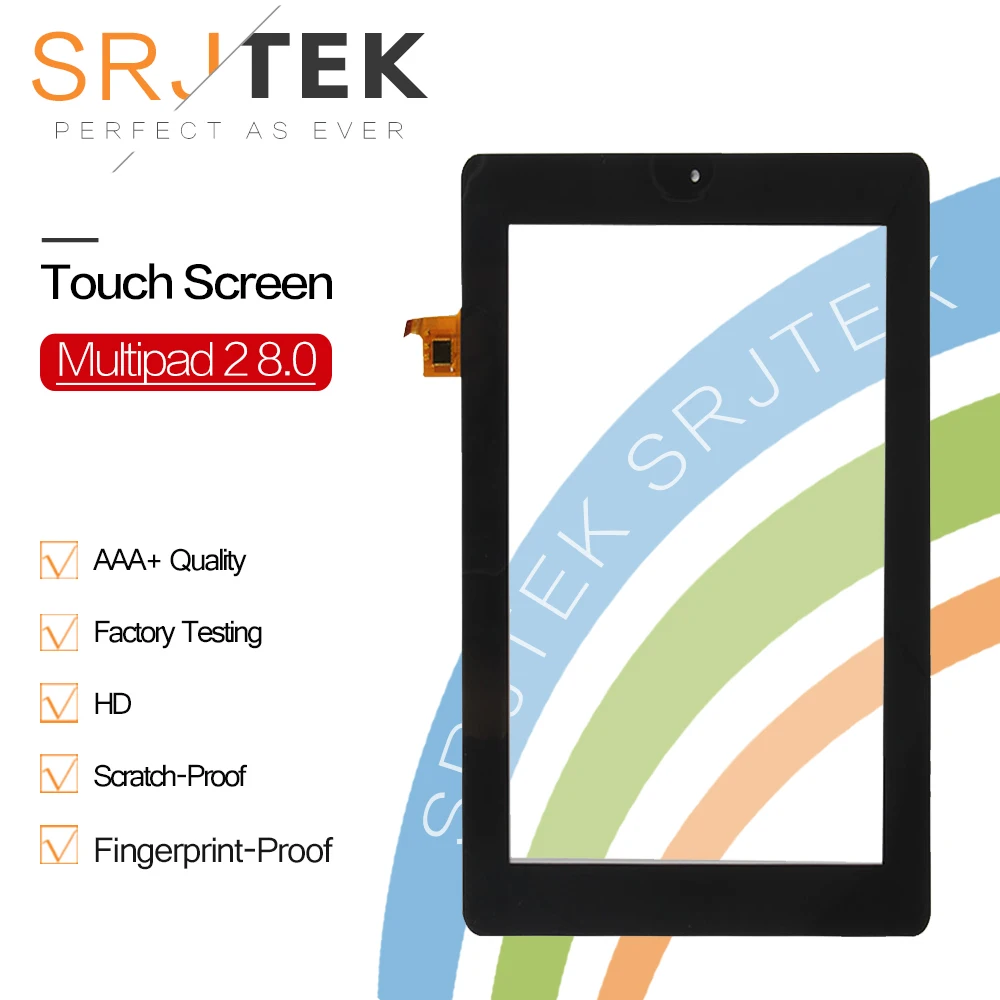 SRJTEK 8 &quotдля Prestigio Multipad 2 0 PMP7280C DUO 3G сенсорный экран дигитайзер стеклянная