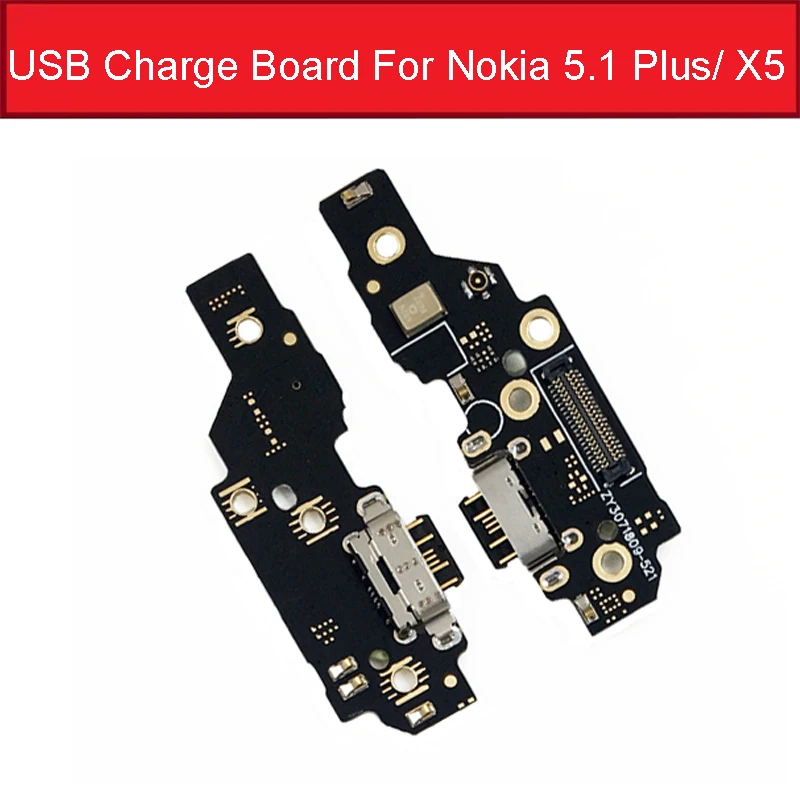 Charger USB Jack Board For Nokia 2 2.1 3 3.1 Plus 5 5.1 6 6.1 7 7.1 Plus 8 Charging USB Port Board Module Replacement Parts