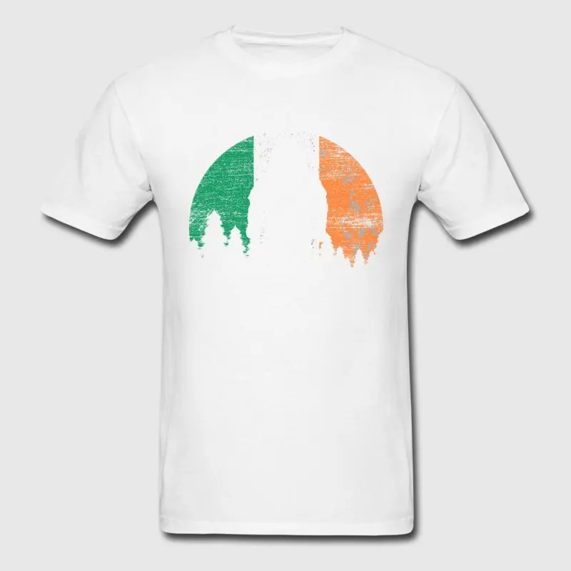 Мужская футболка для фитнеса поп-футболка Ирландия 2018 солнечный свет Camiseta 0%