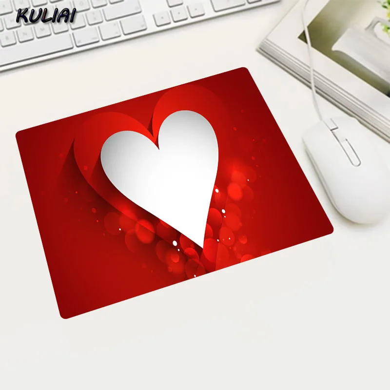 XGZ Love Pattern обои резиновые коврики для мыши маленький размер Нескользящие