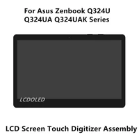 13 3 for asus zenbook q324u q324ua q324uak lcd screen display panel touch digitizer glass assembly 32001800 19201080 4k uhd