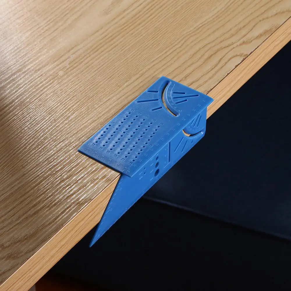 Деревообрабатывающий инструмент для измерения углов с измерителем и линейкой |