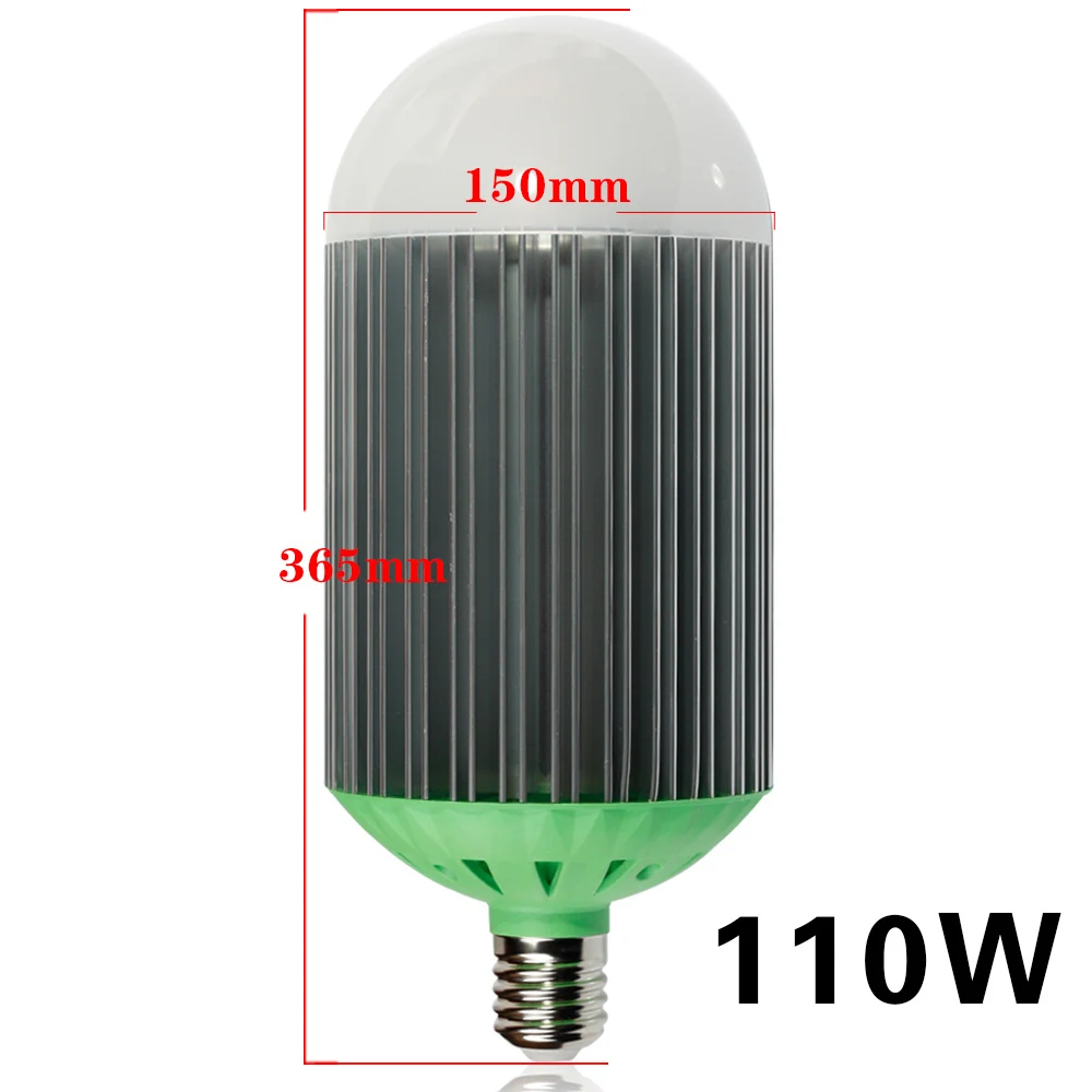 Новые AC220V E40 Белый Цвет алюминий 110 Вт супер яркий и высокое качество светодиодные