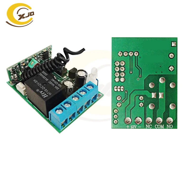 XJQ DC 12V 1CH RF Беспроводной дверной переключатель системы дистанционного управления