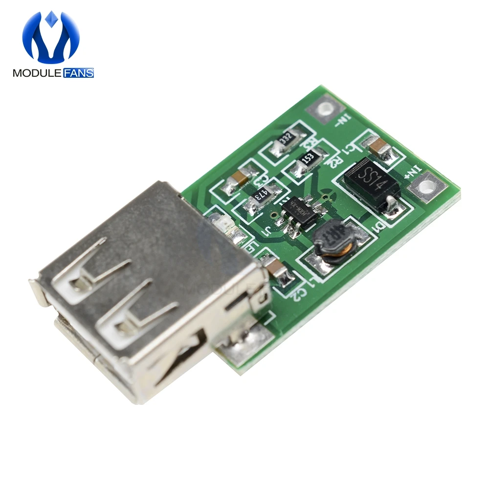 5 шт. DC 0 9 V 5V 600MA повышающий усилитель USB мобильного Питание зарядная Модульная