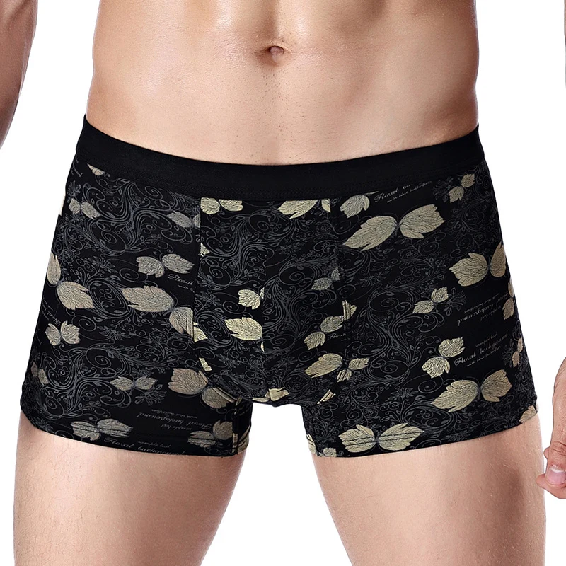 UIECOE 3 шт./лот бренд модальные трусы боксеры Для мужчин пикантные удобные мужские