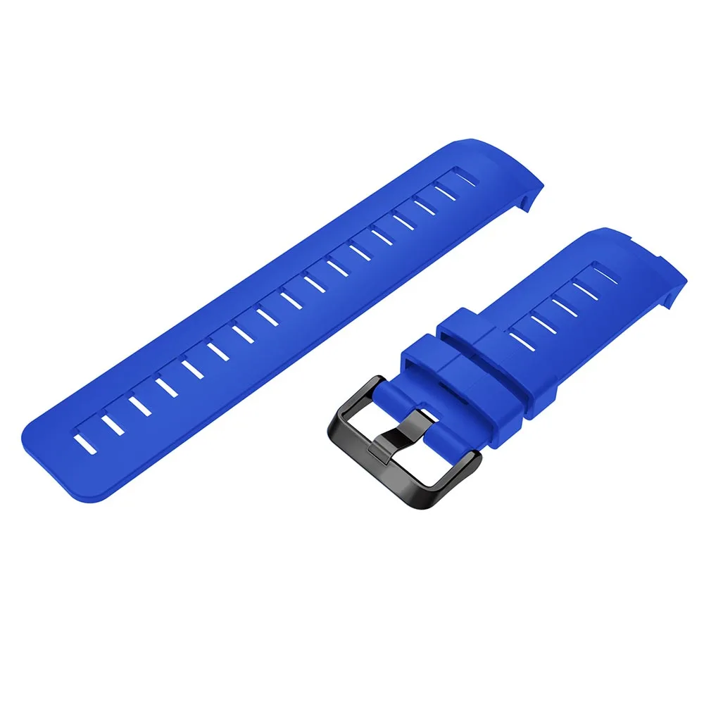 pin blue Спортивный силиконовый ремешок для Suunto Ambit3, вертикальный ремешок для часов, сменный Браслет для Suunto Traverse Alpha/Suunto Spartan - Цвет ремешка: pin blue