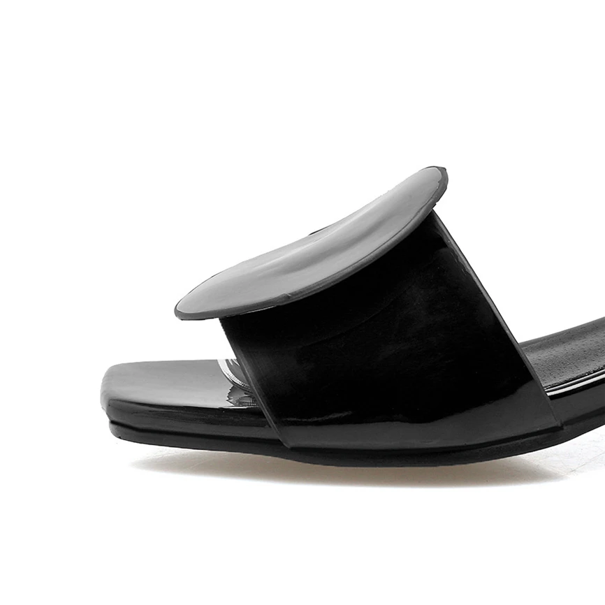 Женские летние сандалии модные босоножки на высоком каблуке без застежек