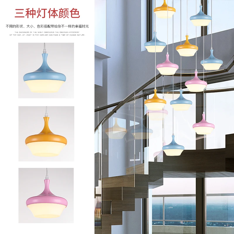 Современные светодиодные подвесные светильники для столовой кухни подвесной