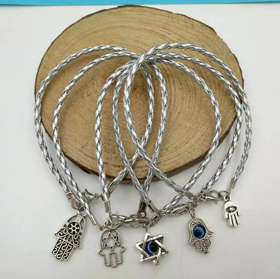 Лидер продаж! Разноцветные браслеты и обручи KABBALAH ручной работы Турецкий сглаза