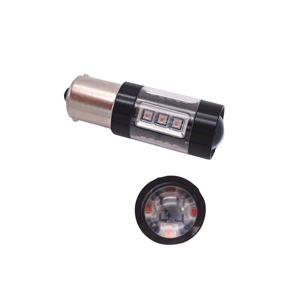 Супер яркий! 2 шт. 1156 S25 P21W BA15S 80 Вт 16SMD Cree chip XBD светодиодный светильник поворота автомобиля s резервный обратный светильник белый красный желтый