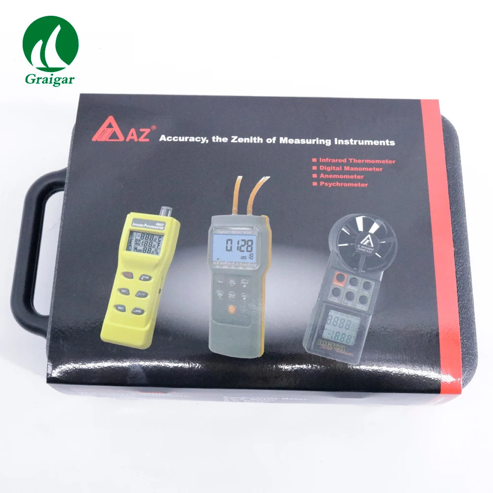 

Handh Differential Pressure Gauge AZ82152 15psi Economic Digital Manometer Accurately Measure the Pressure and Differentia