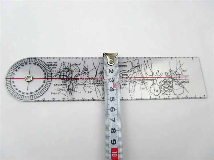 Спинальный Гониометр Дистальный радиулярный сустав линейка медицинская Угол