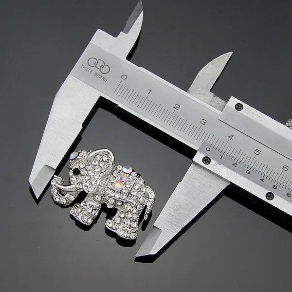 OneckOha модная брошь со слоном аксессуары для одежды с животными|rhinestone elephant brooch|animal
