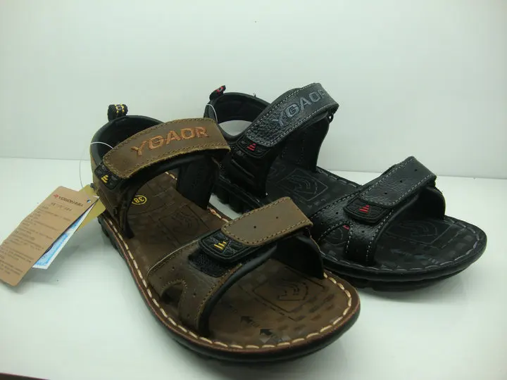 Children shoes 2013 summer sandals xl3503 plus size ploughboys male child cattle leather 38 - 42 | Мать и ребенок