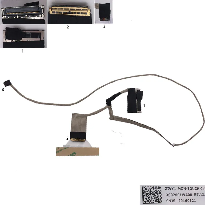 Новый кабель для ноутбука Lenovo IdeaPad Yoga2 11 Y40-70 Y40-80 ZIVY1 P/N DC02001WA00 сменный ремонтный LCD