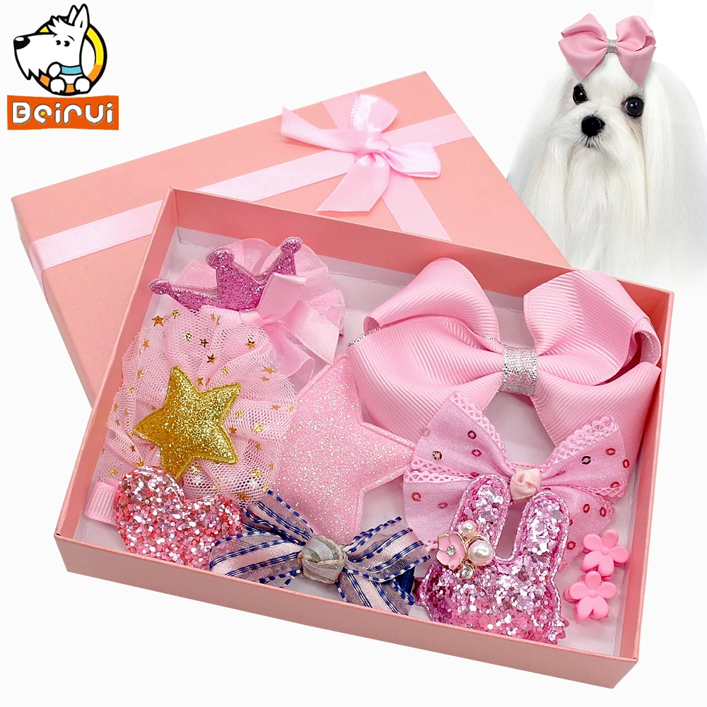 9 шт. заколки для волос собак| |