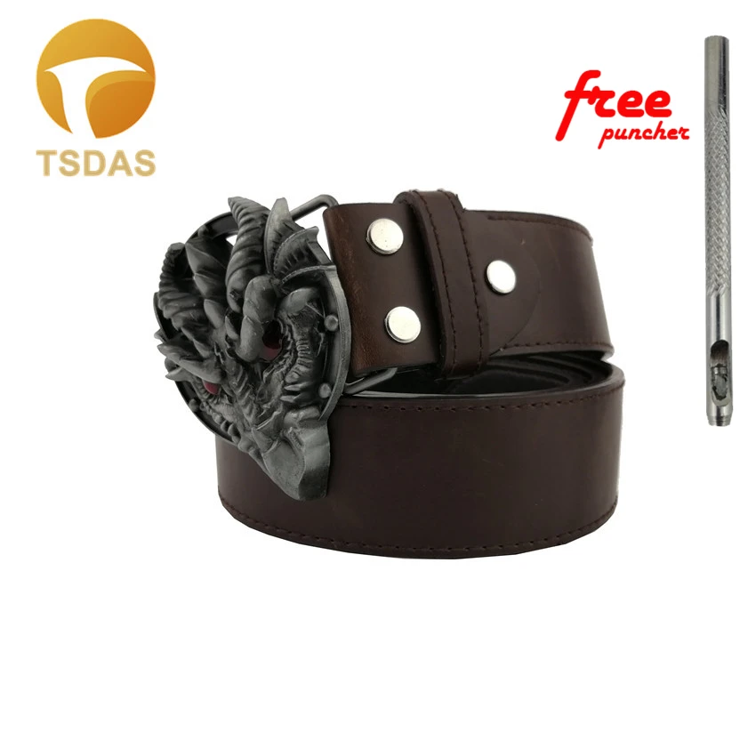 Ковбойский ремень с пряжкой! Металлический Дракон Стиль мальчик и пояс для