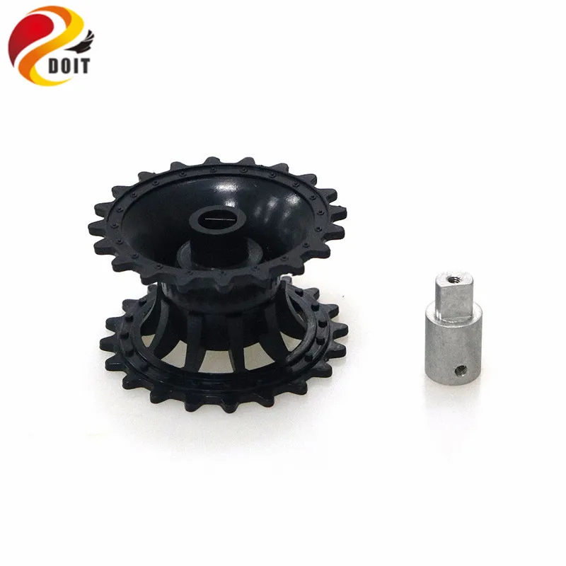 2 компл./лот приводное колесо включая + муфта винты для робота-танка шасси