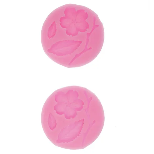 Food-grade 3D Silicone Peach Blossom Fondant Cake Mold DIY Chocolate Candy Jelly Pudding Soap Decorating bake Tool | Дом и сад