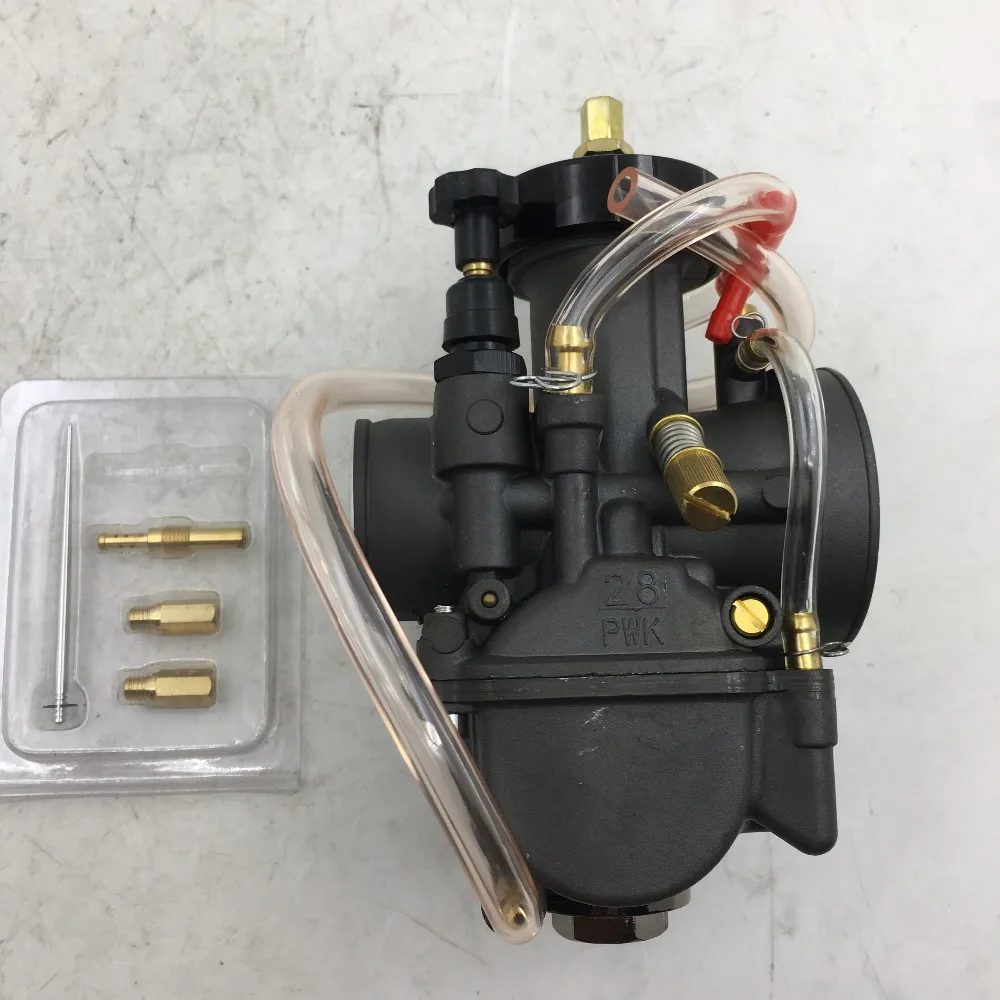 Карбюратор SherryBerg PWK28 28 мм черный гоночная круглая головка для Keihin Carb 28PWK Honda yamaha ktm