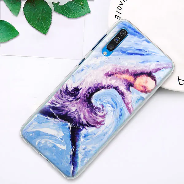 09 Чехол для телефона с фигурными коньками Go для samsung Galaxy A30 A50 A70 A80 A6 A8+ A7 A9 M10 M30 PC жесткий чехол - Цвет: 09
