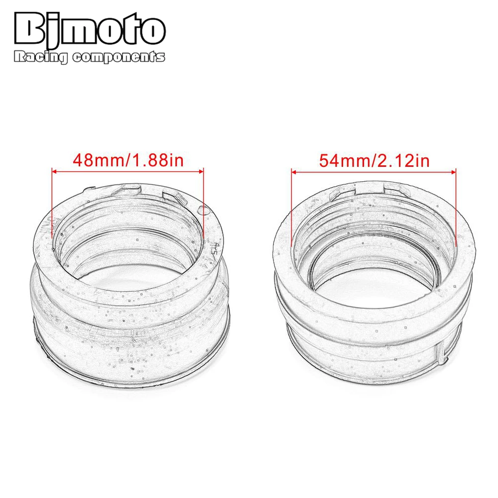 

BJMOTO Motorcycle Carburetor Interface Adapter Intake Manifold For Yamaha YFM660F YXR660F Grizzly Rhino 660