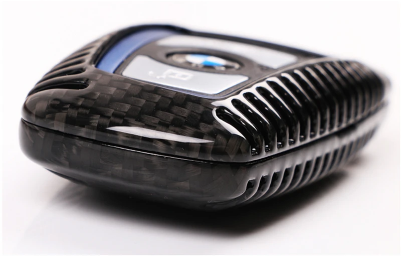 Бесплатная доставка 100% Углеволокно умный чехол для ключей коробка BMW