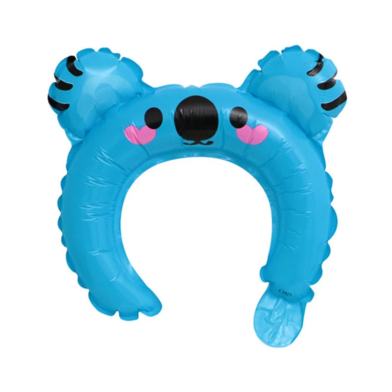 koala 20 шт., милая тиара в виде животных, повязка на голову, шар, лягушка, панда, лиса, тигр, кошка, детская игрушка для душа, украшение для дня рождения, свадьбы - Цвет: koala
