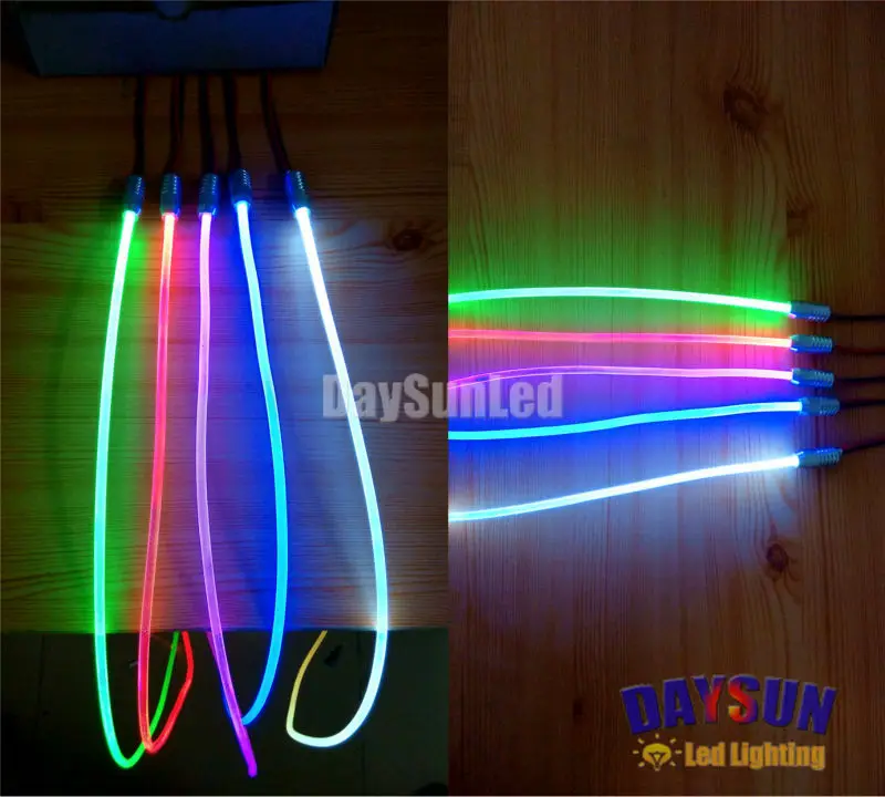 Car/Home Use Side-glow Fiber Optic Light Illuminators 6 Colors Available DC12V 1W | LED Strip