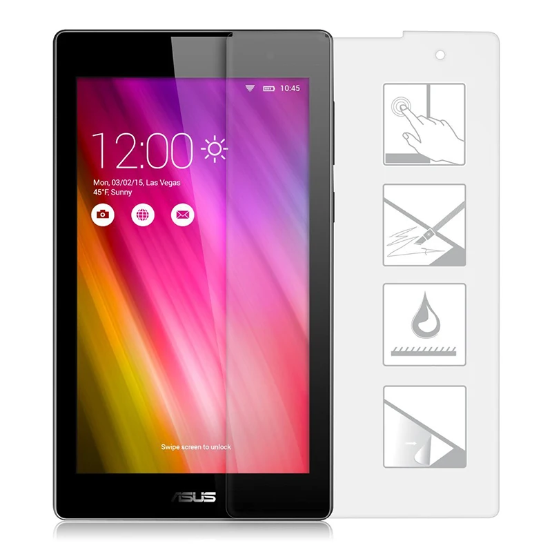 С уровнем твердости 9H закаленное стекло Экран Защитная крышка для ASUS ZenPad C 7 0 Z170