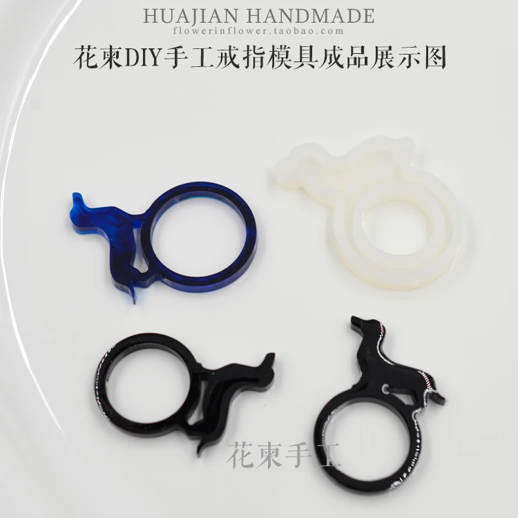 Цветок приглашение животное кольцо mould_silicone mold_cat уши кролик рога Единорог собака