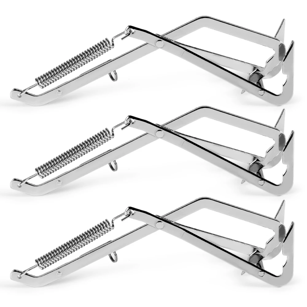 3 шт. нержавеющая сталь грабли для крабов ловушки щуки рыболовные крючки ловли