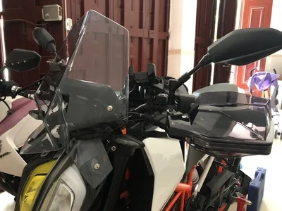 Мотоцикл лобовое стекло ветровое стекло обтекатель для KTM Duke 125 390 черный дым