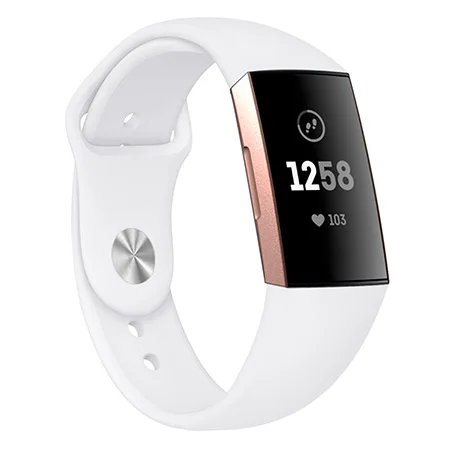 white Модный женский мужской браслет ремешок для Fitbit Charge 3 Band Замена мужских Т-часов Ремешок для Fitbit Charge 3 Аксессуары для смарт-часов - Цвет: white