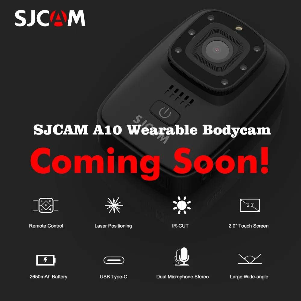 Оригинальный SJCAM A10 Bodycam носимых Cam инфракрасный безопасности Портативный Камера