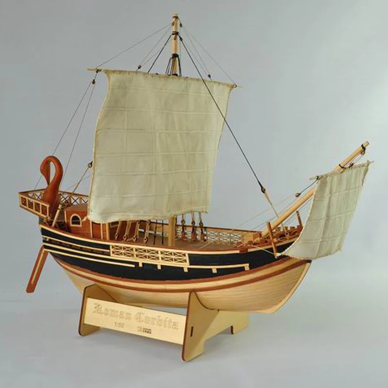 Roman Corbita merchant ship test beta деревянные модели Парусников набор материалов|wooden sailboat|set