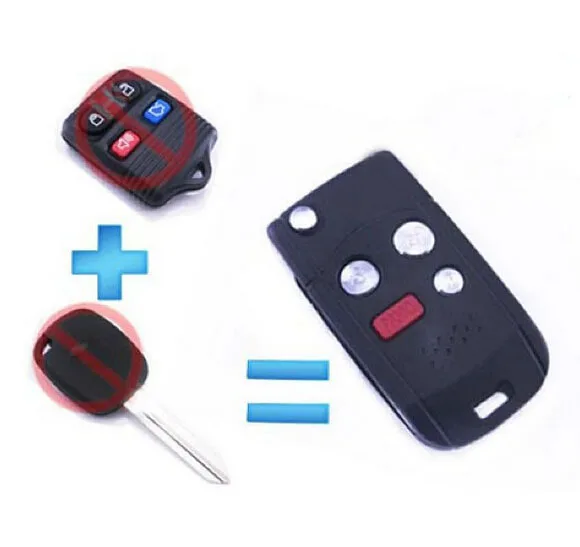 4 кнопочный модифицированный складной фоточехол для Ford Escape Mercury|shell key|shell buttonsshell