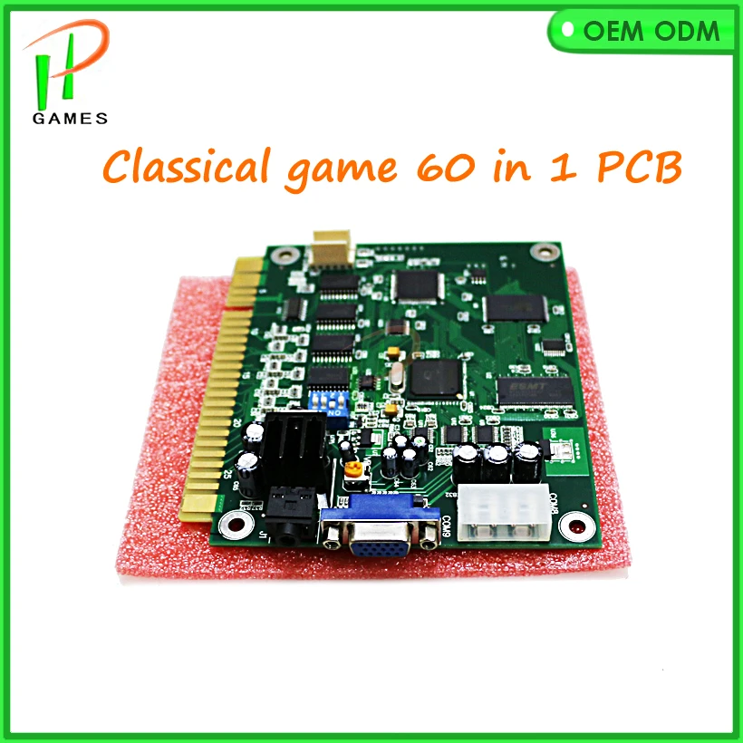 60 в 1 классическая аркадная игра PCB Jamma Multi Game Pcb для аркадных фотографий|60 in 1|jamma