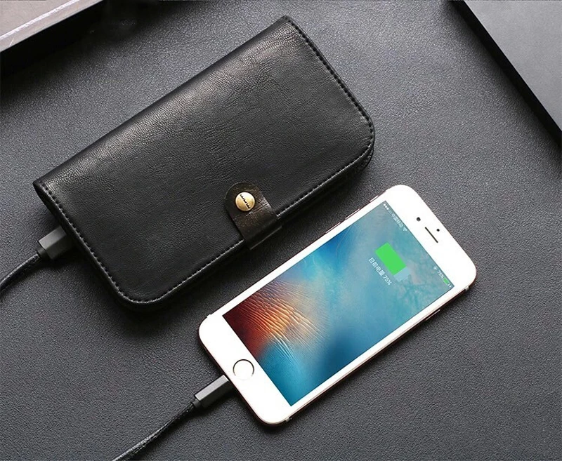 Новый Подарочный кошелек для мобильных телефонов iPhone Android зарядное