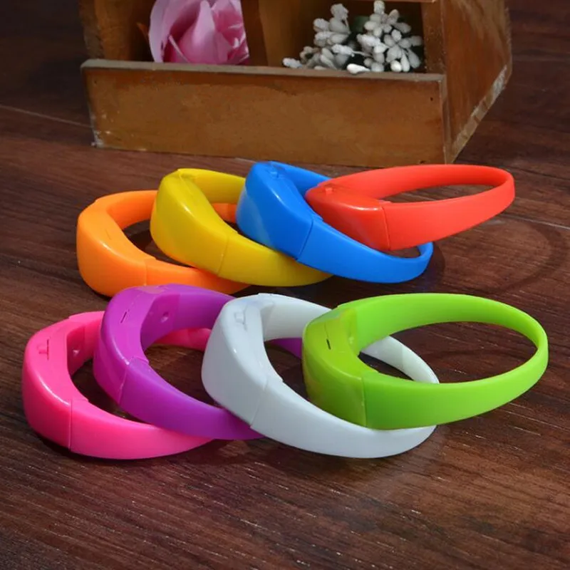 

New Colorful Voice Control LED Glow Wristband Flashing Bracelet Bangle Bar Disco Lighted Toy Halloween Glow Party Supplies