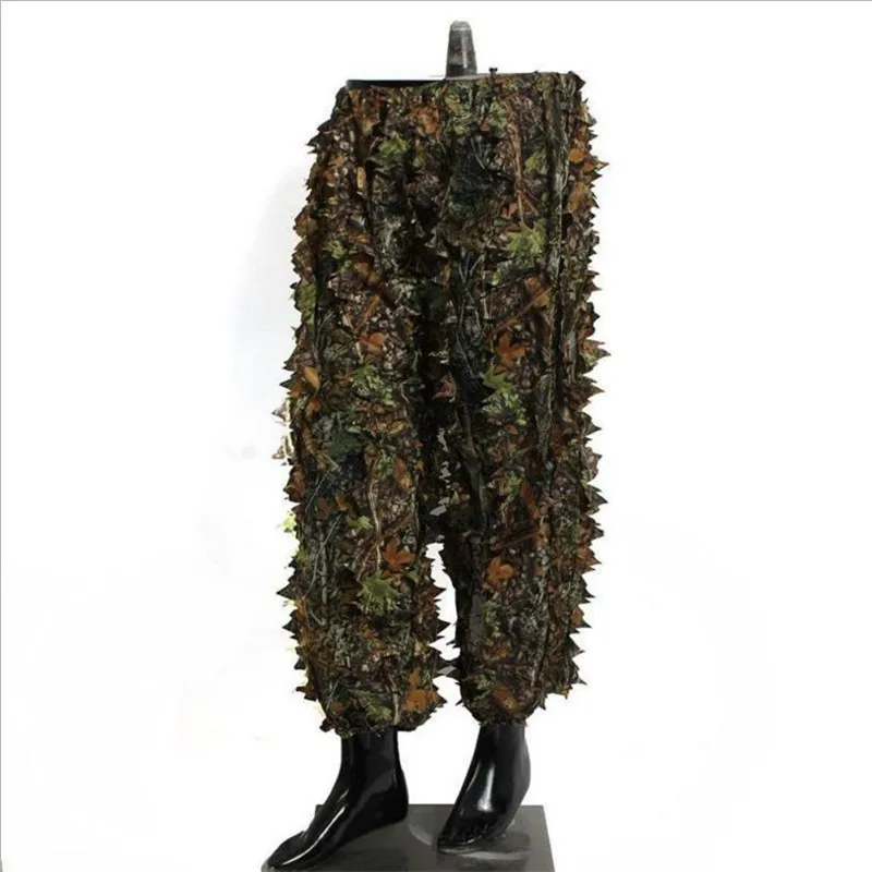 BOOCRE игра PUBG Косплей Ghillie костюм 3D листья камуфляж одежда Брюки Одежда для охоты |