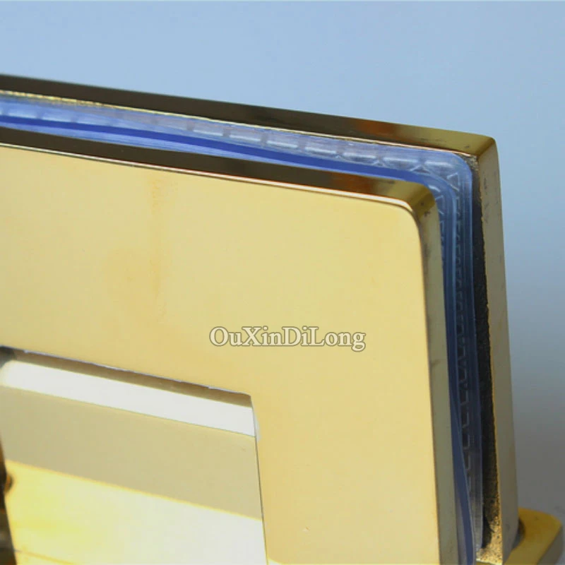 Горячая Распродажа 2 шт. нержавеющая сталь титан золото безрамочные дверные