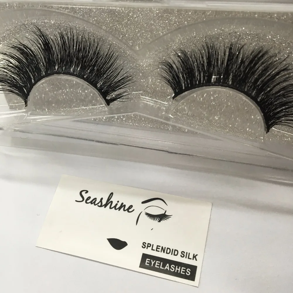 

wholesale 3D Real Mink Fur Eye Lashes High Quality Eye Lashes Private Label Mink Fur Strip Eyelash free shipping
