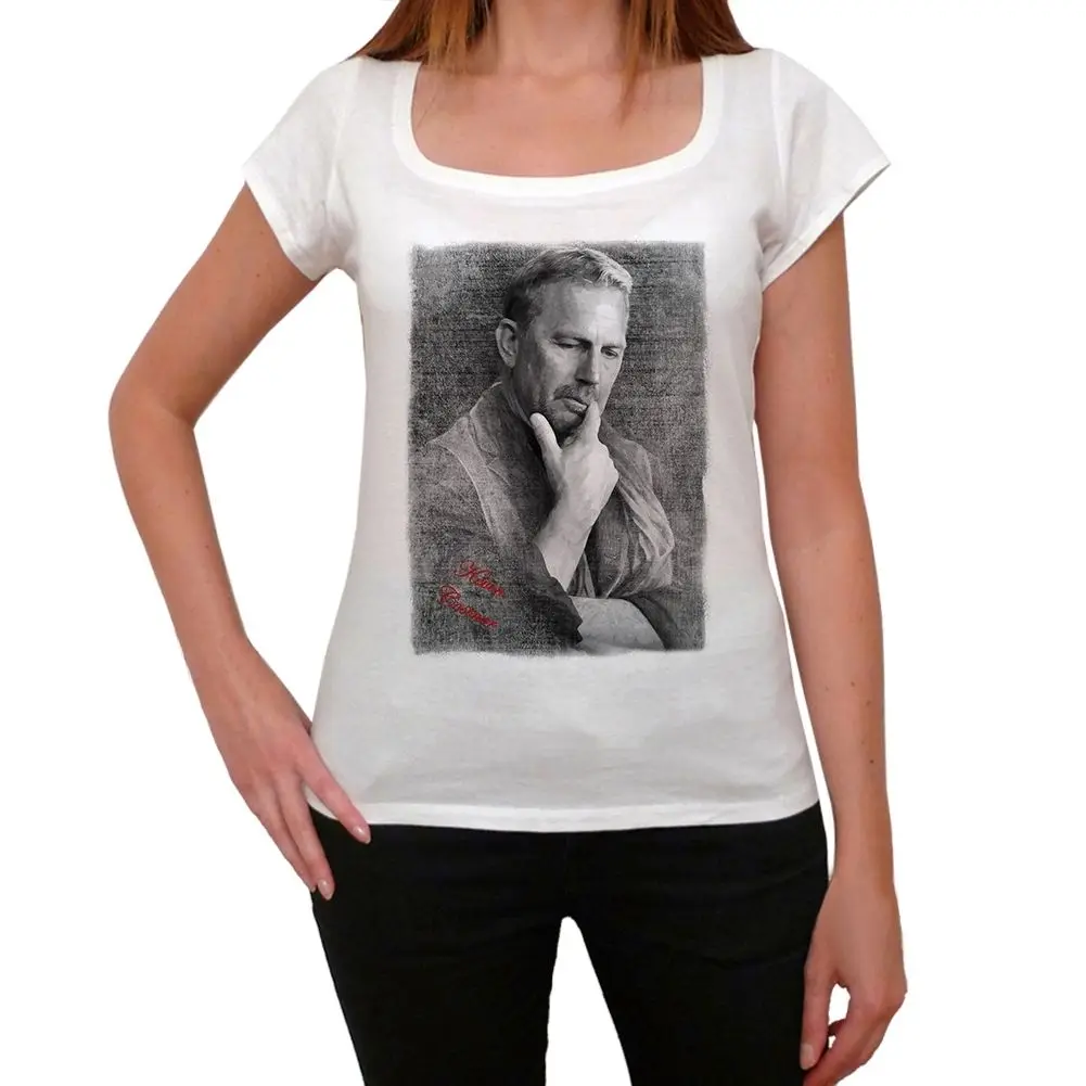 Кевин костнер Футболка женская футболка|t-shirt t-shirt|t-shirt women |