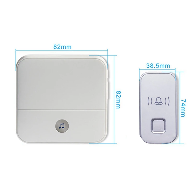 Беспроводной дверной звонок Водонепроницаемый удаленный умный 52 звуковой