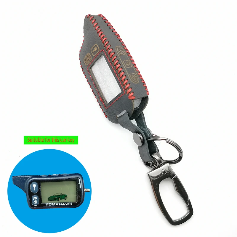 Чехол для ключей Tamarack из 100% кожи 2 TZ9010 Way Tomahawk Автомобильная сигнализация TZ 9010 9030